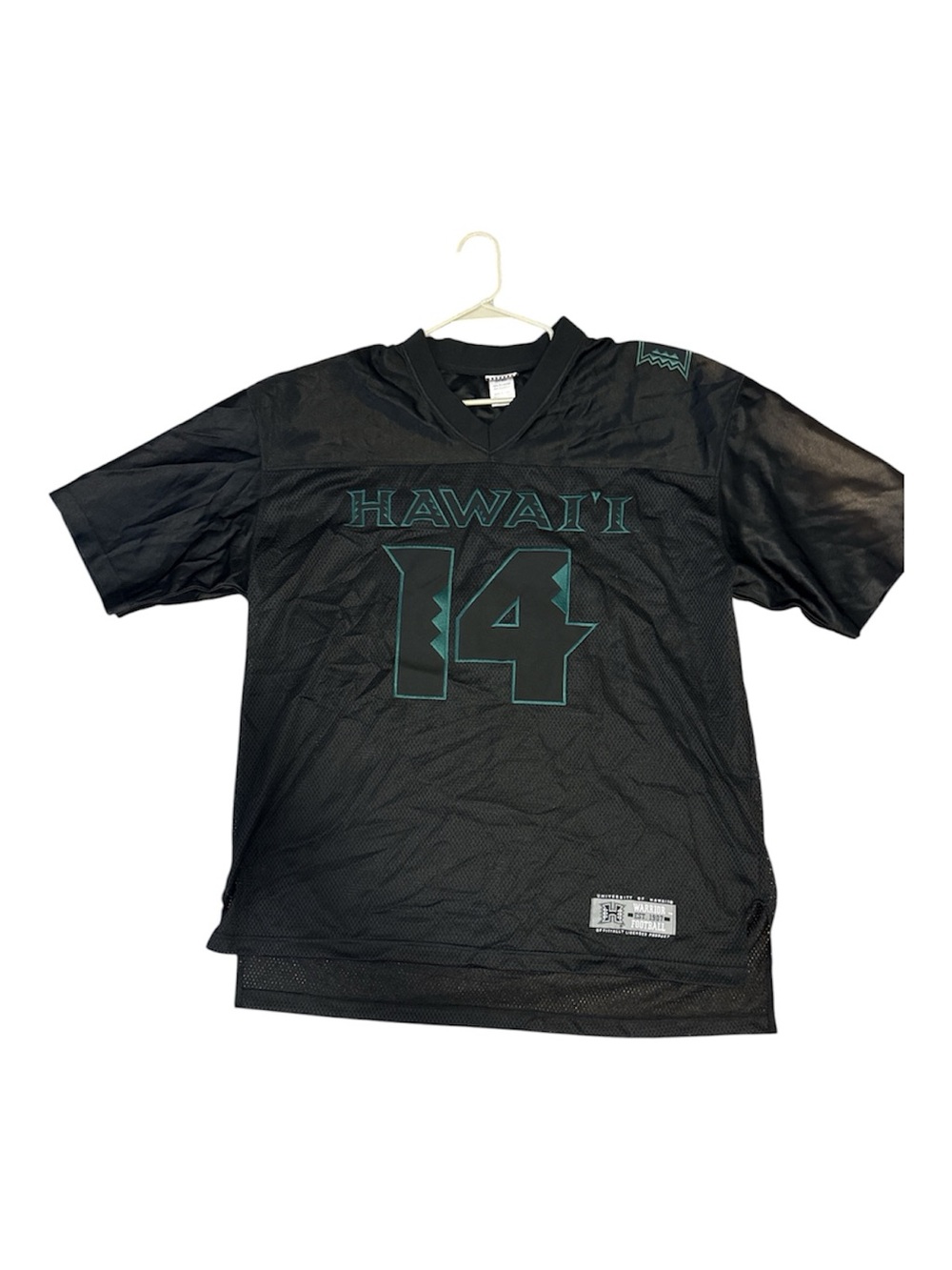 Vintage Warrior Hawaii Jersey Timmy Chang #14 Size XL